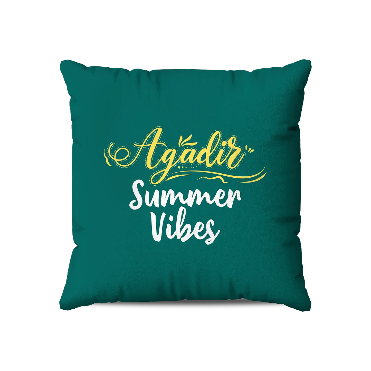 Coussin | Collection Summer Contrast | Agadir Summer Vibes – Émeraude