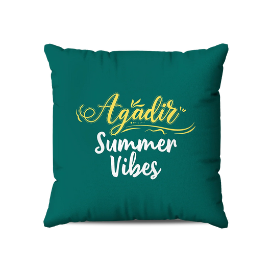 Coussin | Collection Summer Contrast | Agadir Summer Vibes – Émeraude