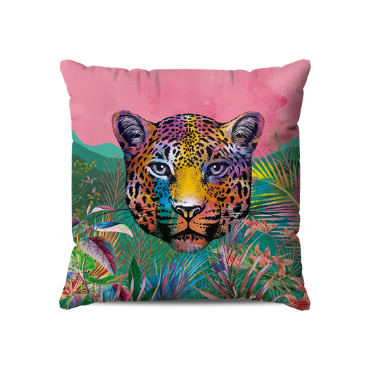 Coussin | Collection Summer Contrast | Léopard Ensoleillé