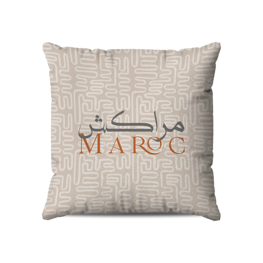 Coussin | Collection Muted Tones | Lignes Abstraites Inversées– Marrakech Maroc