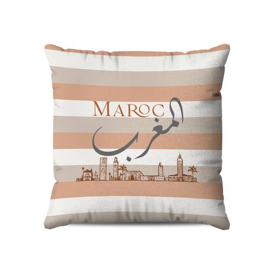Coussin | Collection Muted Tones | Monuments du Maroc – Almaghrib Maroc