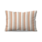 Coussin | Collection Muted Tones | Lignes Verticales Terracotta