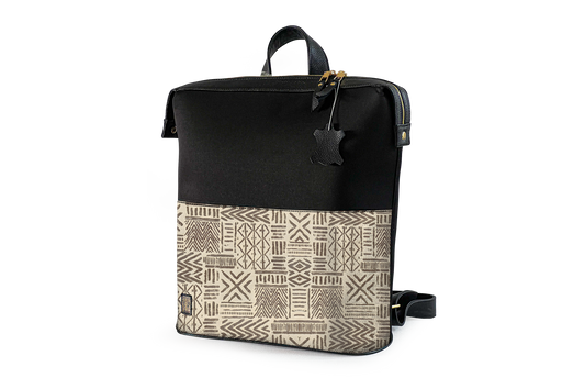 Sac à dos Caravane| Collection Exclusive | Moroccan Legacy - Bogolan Beige