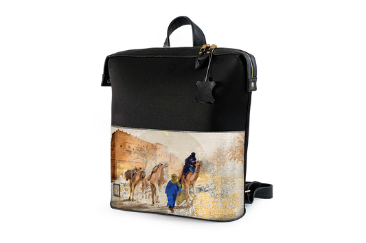 Sac à dos Caravane| Collection Exclusive | Moroccan Legacy -Touaregs à Taourirt