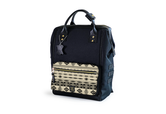 Sac à dos Oasis| Collection Exclusive | Moroccan Legacy - Mosaïques & Symboles Noirs