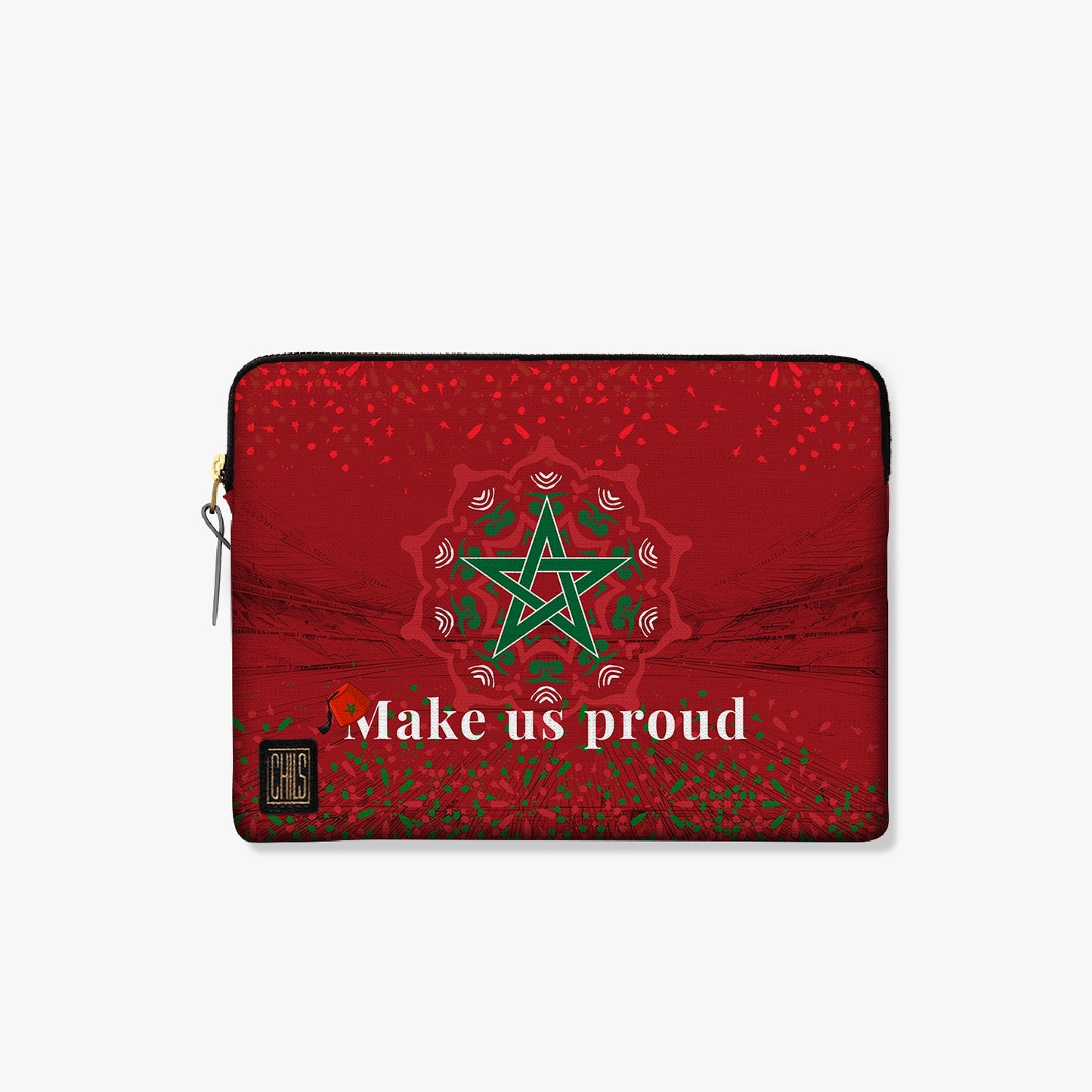 Housse Ordinateur & Tablette  | Collection Maroc Football | Moroccan Legacy – Make Us Proud