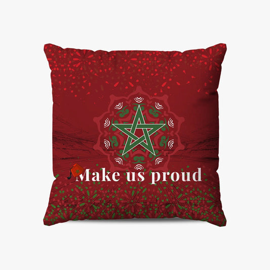 Coussin | Collection Maroc Football | Moroccan Legacy – Make Us Proud