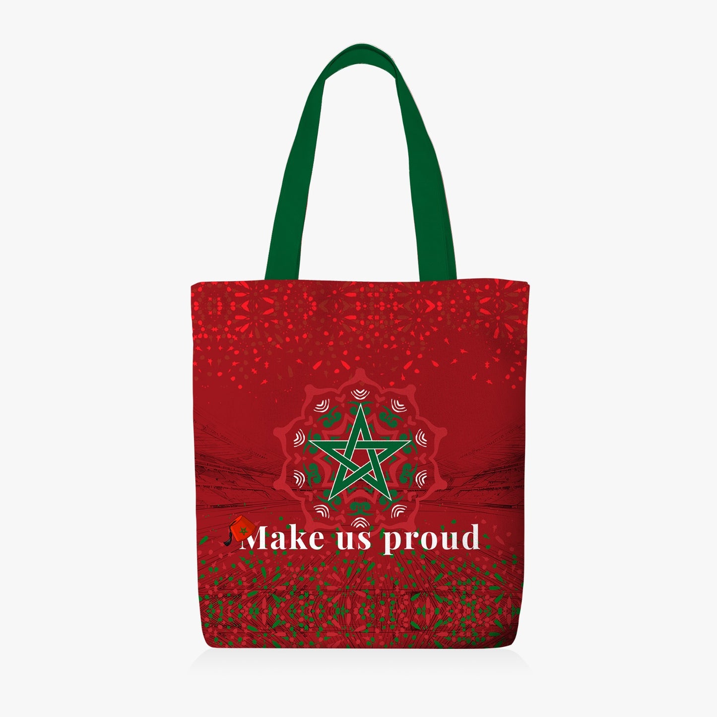 Tote Bag | Collection Maroc Football | Moroccan Legacy – Make Us Proud