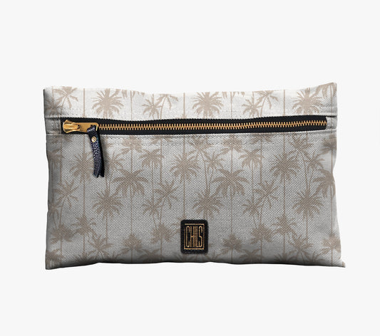 Pochette extra pour Sac à dos Oasis| Collection Exclusive | Palmiers Greige