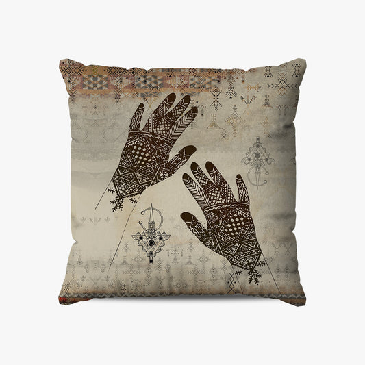 Coussin | Collection Berbère | Mains au Henné