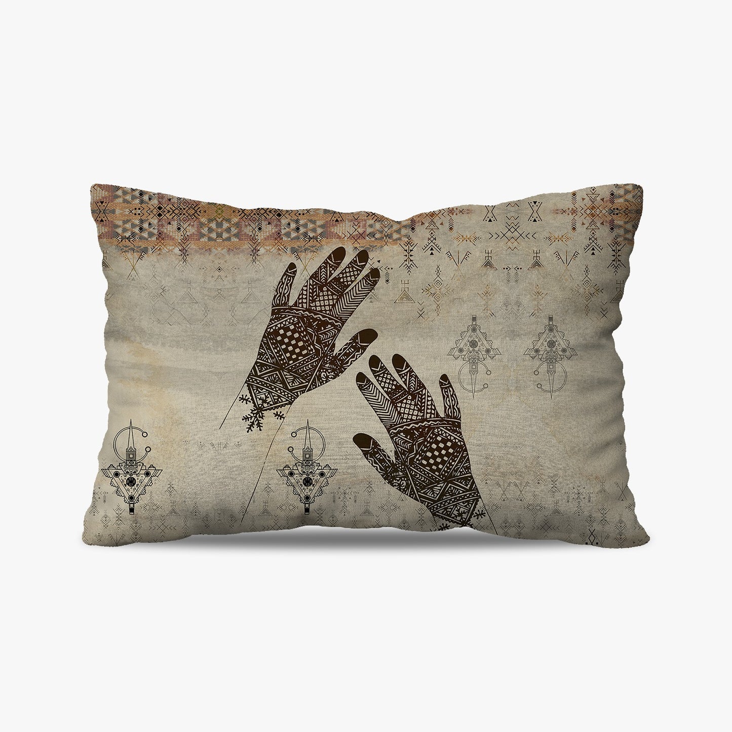 Coussin | Collection Berbère | Mains au Henné