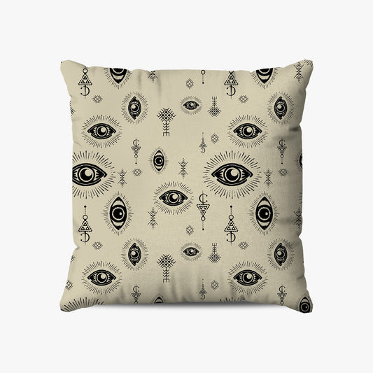 Coussin | Collection Berbère | Ayn El Qamar – Noir & Beige