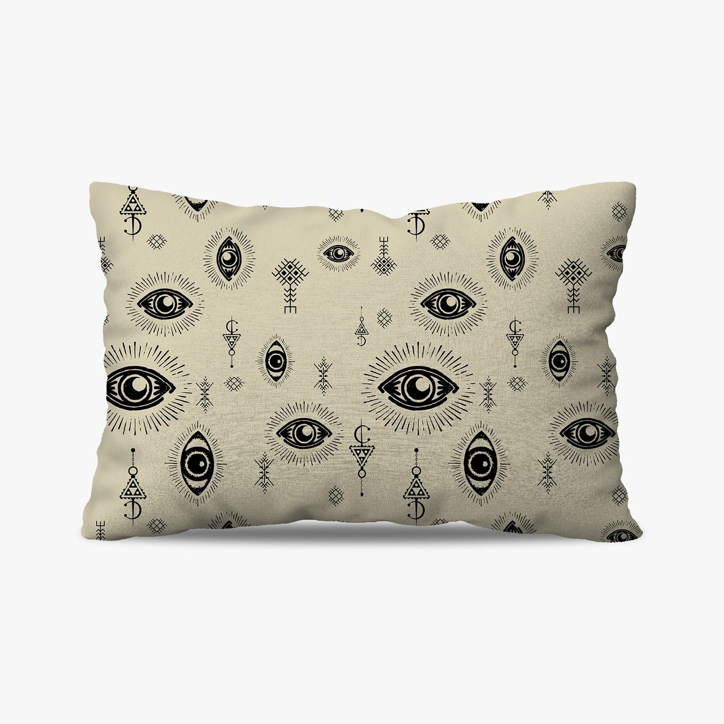 Coussin | Collection Berbère | Ayn El Qamar – Noir & Beige