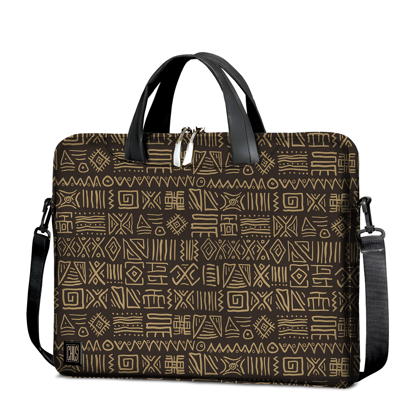 Sac à Bandoulière | Collection African Ethnic | Bogolan Bicolore