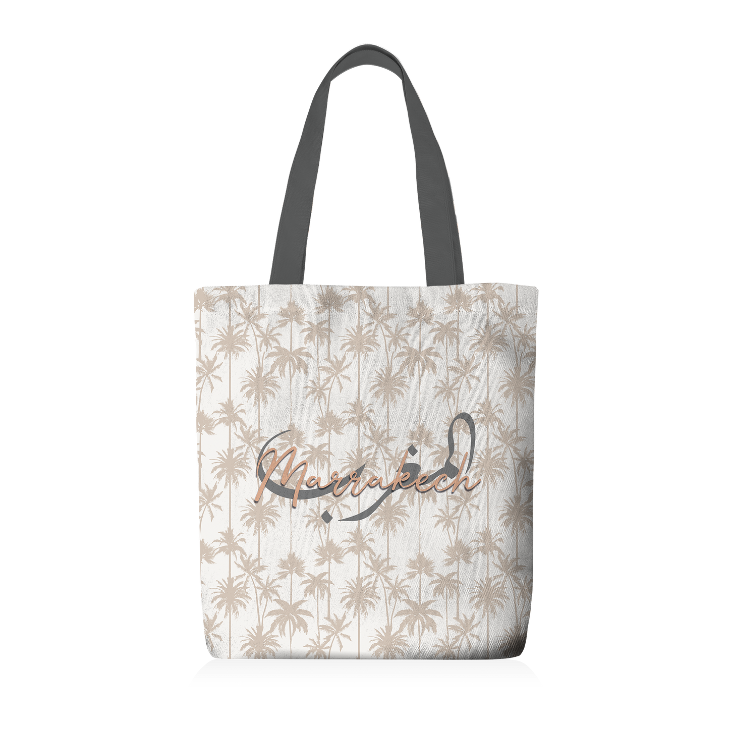 Tote Bag | Collection Muted Tones | Palmiers Beige – Maroc Marrakech