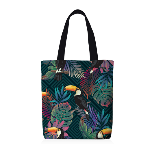 Tote Bag | Collection Floral | Calaos et Carreaux Infini