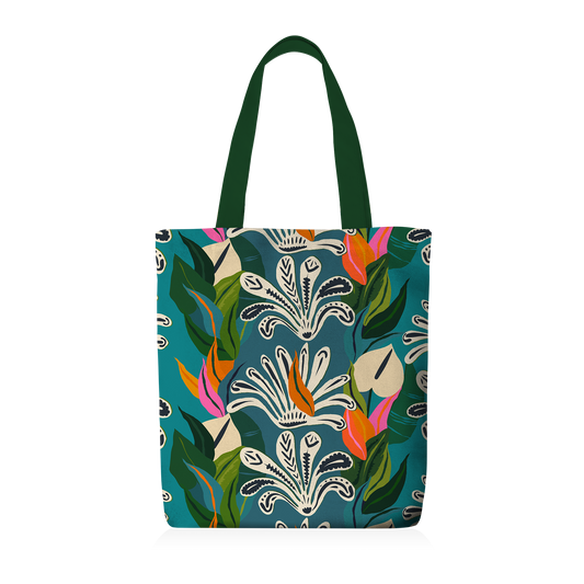 Tote Bag | Collection Floral | Jardin Tropical Stylisé