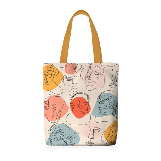 Tote Bag | Collection One Line | Line Art Party