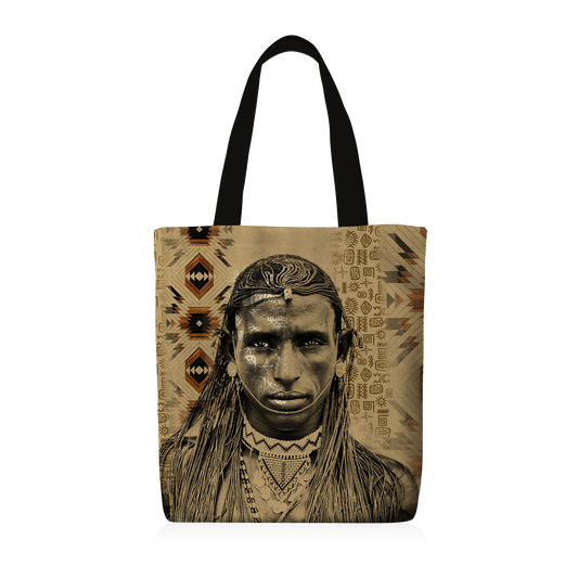 Tote Bag | Collection African Ethnic | Guerrier des Savanes