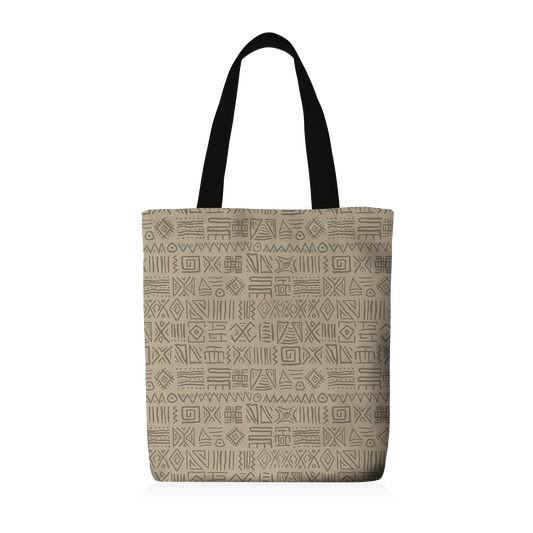 Tote Bag | Collection African Ethnic | Ndebele Contemporain – Light