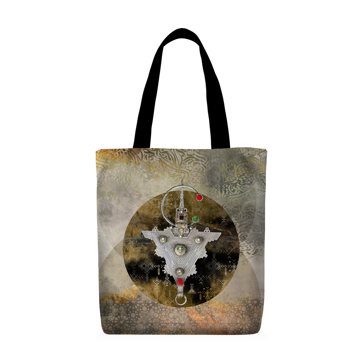Tote Bag | Collection Berbère | Fibule Émeraude