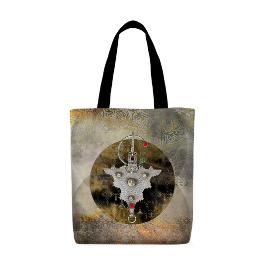 Tote Bag | Collection Berbère | Fibule Émeraude
