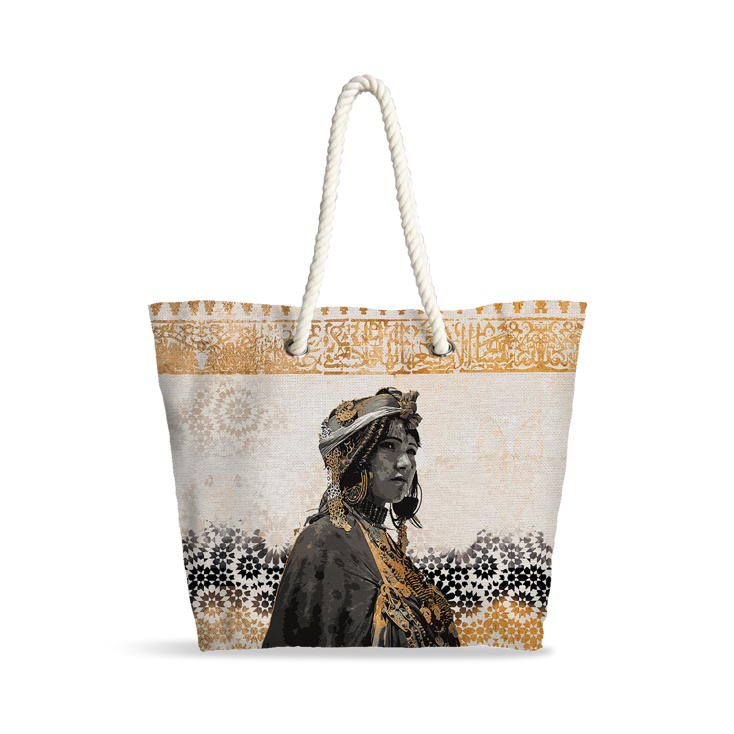 Sac Cabas | Collection Berbère | La Berbère Noire