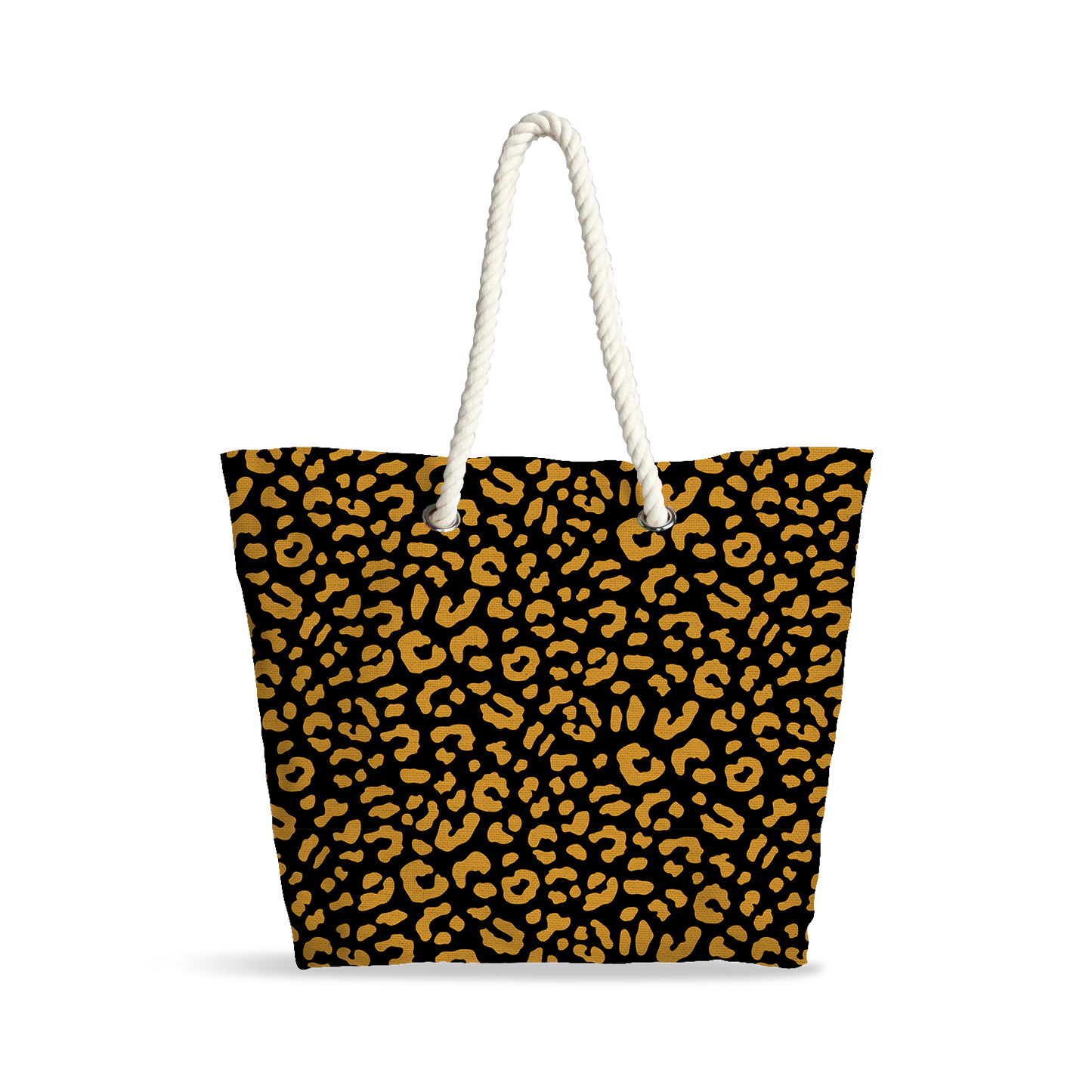Sac Cabas | Collection Jungle Savane | Léopard Inversé
