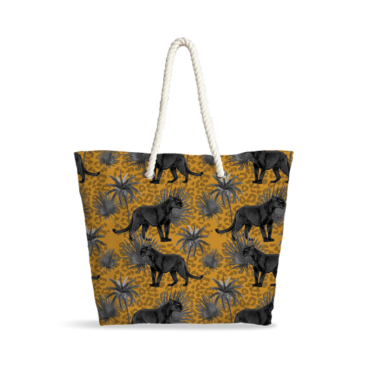 Sac Cabas | Collection Jungle Savane | Panthères Sauvages