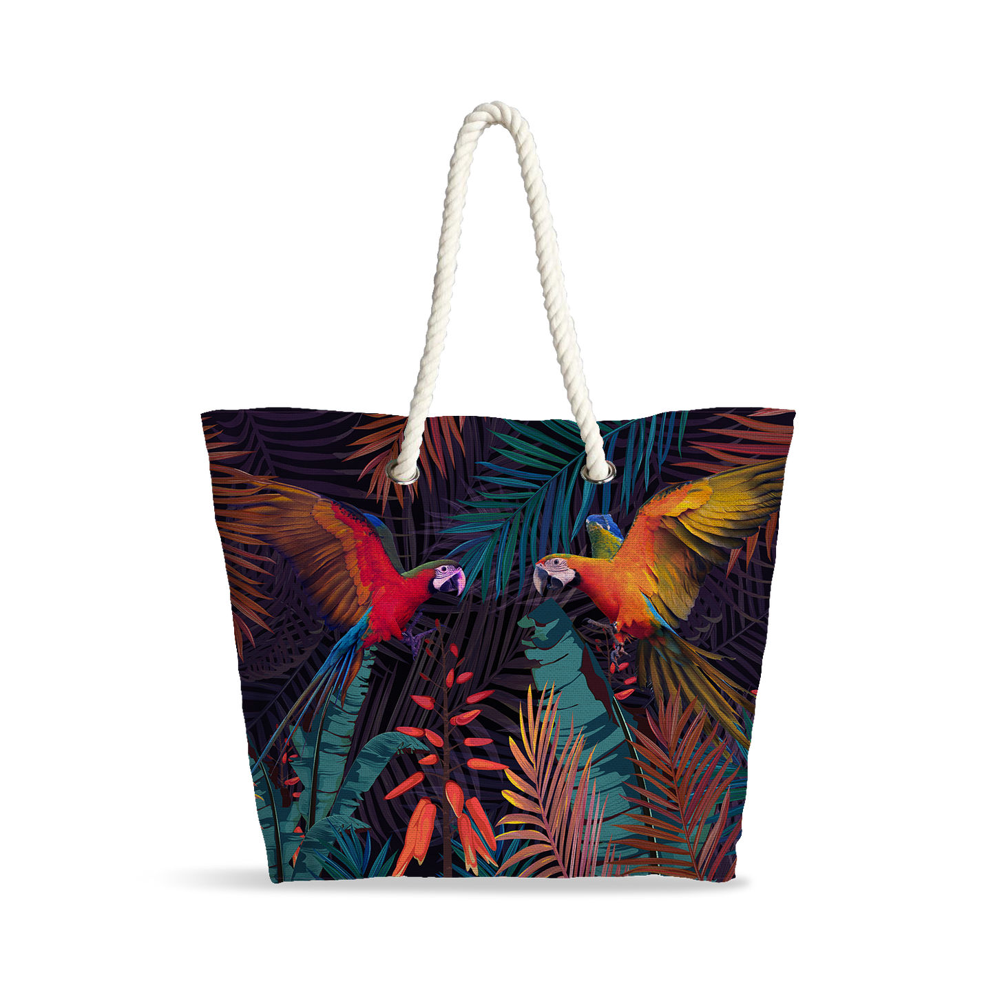 Sac Cabas | Collection Floral | Parrots Envolés
