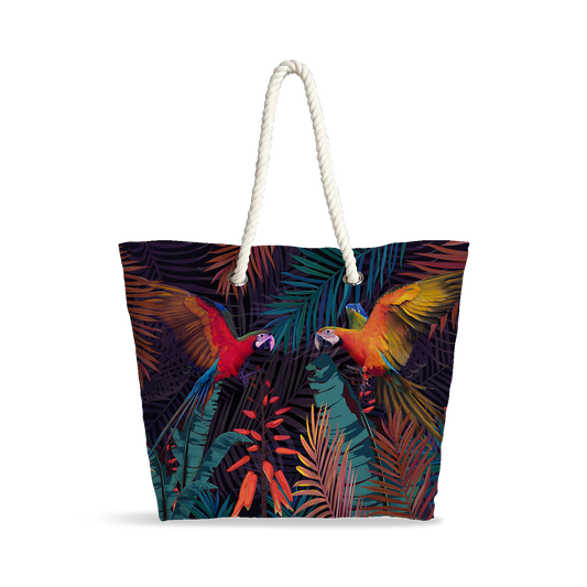 Sac Cabas | Collection Floral | Parrots Envolés