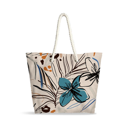 Sac Cabas | Collection Floral | Hibiscus Élégant