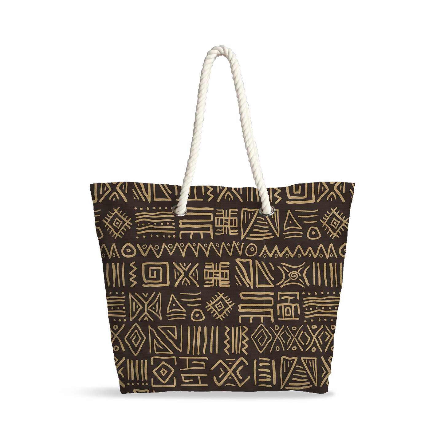 Sac Cabas | Collection African Ethnic | Bogolan Bicolore