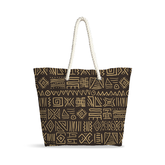 Sac Cabas | Collection African Ethnic | Bogolan Bicolore