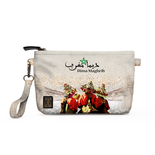 Trousse Vanity | Collection Maroc Football | Moroccan Legacy – Dima Maghrib