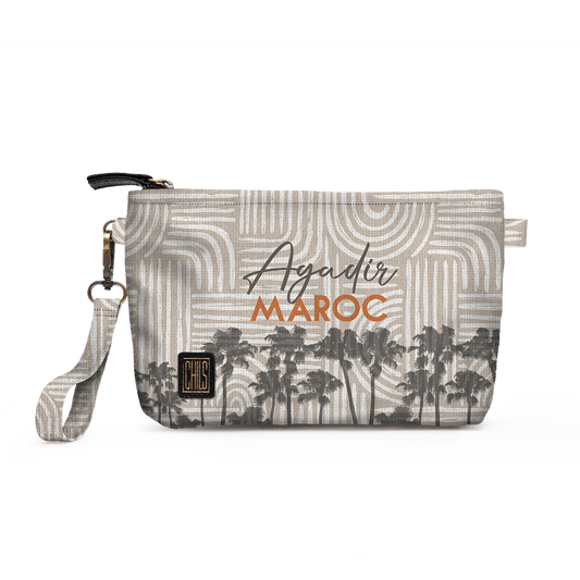 Trousse Vanity | Collection Muted Tones | Courbes Subtiles – Agadir