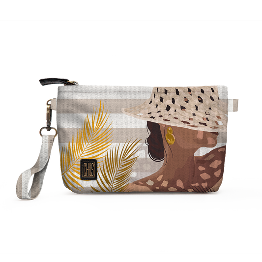 Trousse Vanity | Collection Muted Tones | Élégance Portrait & Palmes