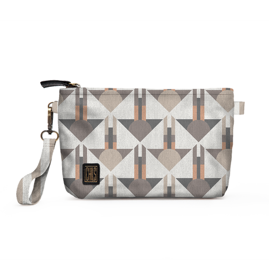 Trousse Vanity | Collection Muted Tones | Géométrie Art Déco