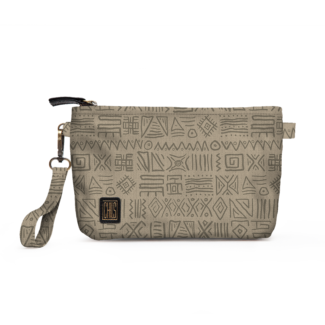 Trousse Vanity | Collection African Ethnic | Ndebele Contemporain – Light