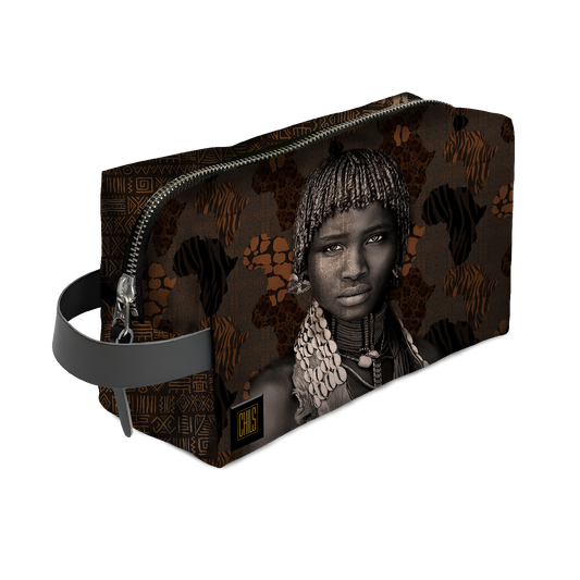 Trousse de Voyage | Collection African Ethnic | La Reine Peule – Profil