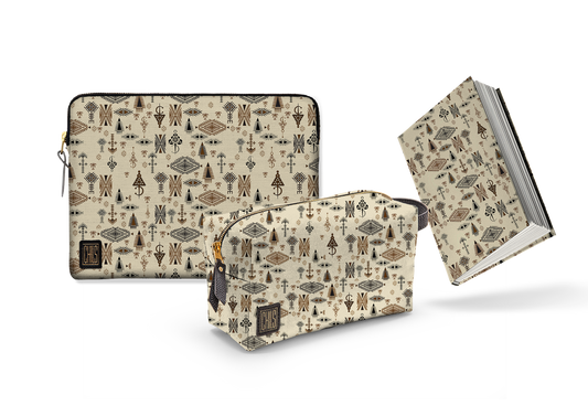 Trio Pattern | Collection Lignes & Légendes | Élégance (Velours)