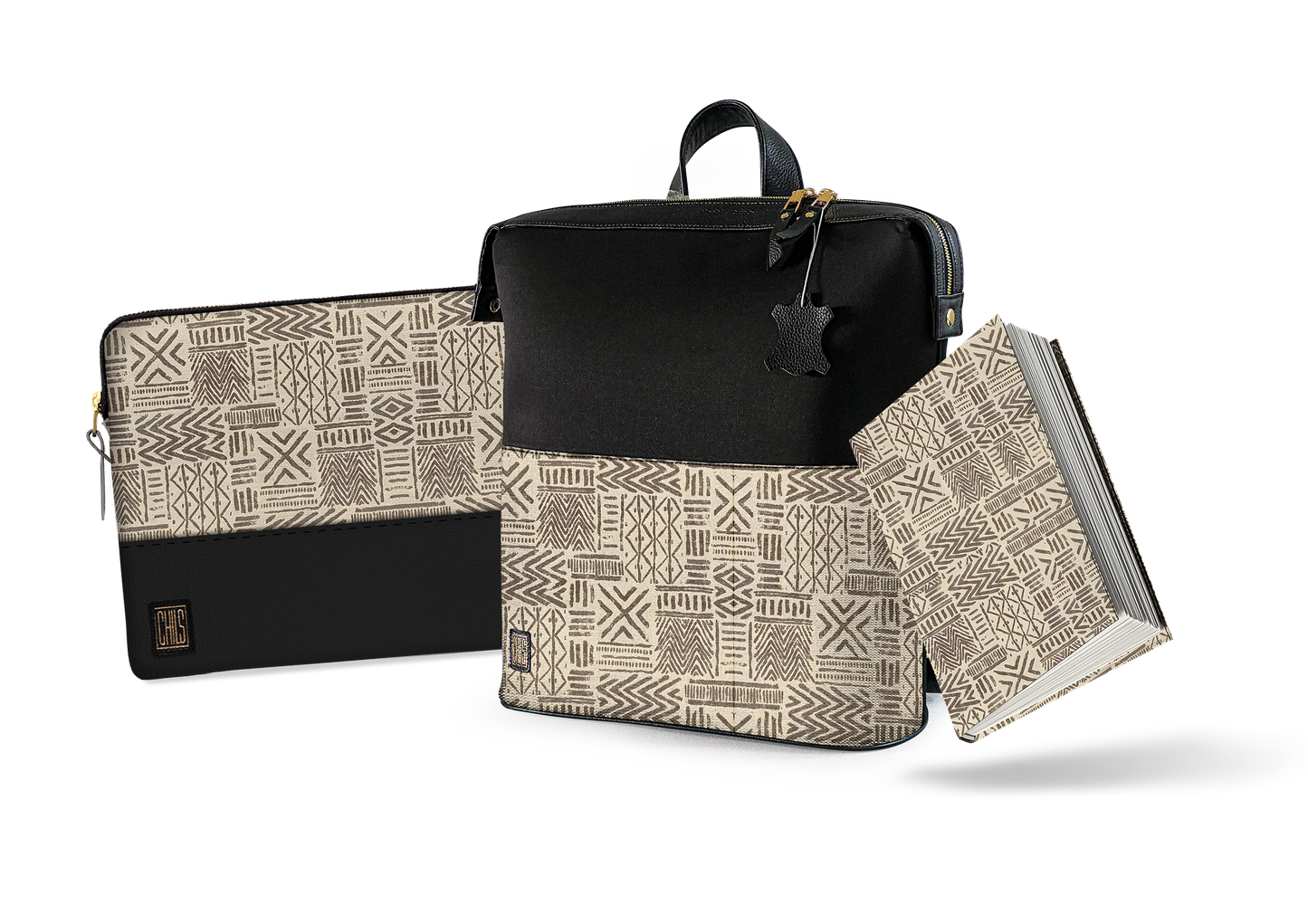 Trio Pattern | Collection Lignes & Légendes | Prestige (Finition Cuir)