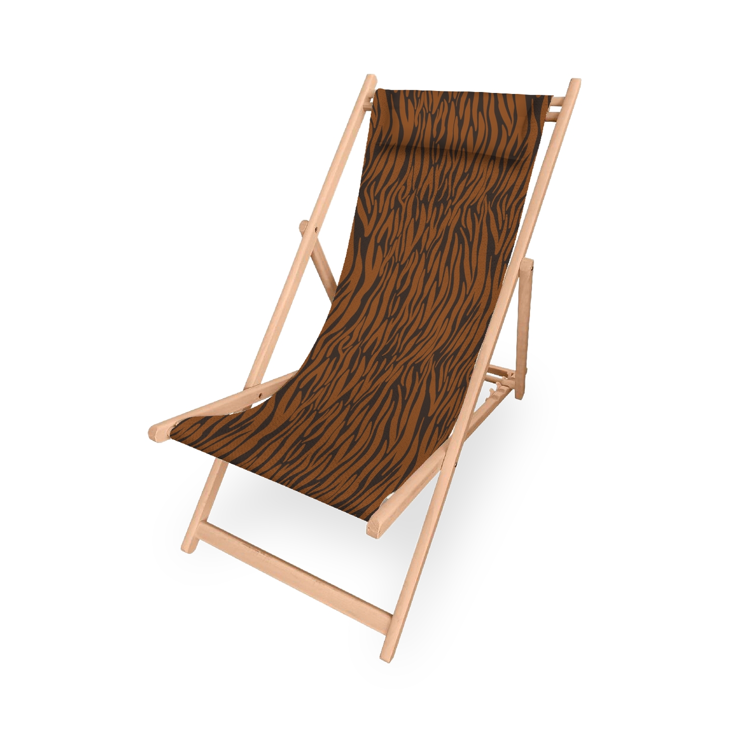 Chilienne | Collection African Ethnic | Zèbre Graphique – Tons Marron