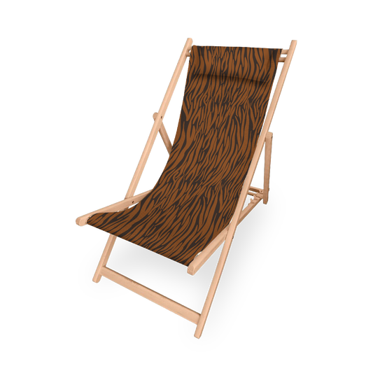 Chilienne | Collection African Ethnic | Zèbre Graphique – Tons Marron