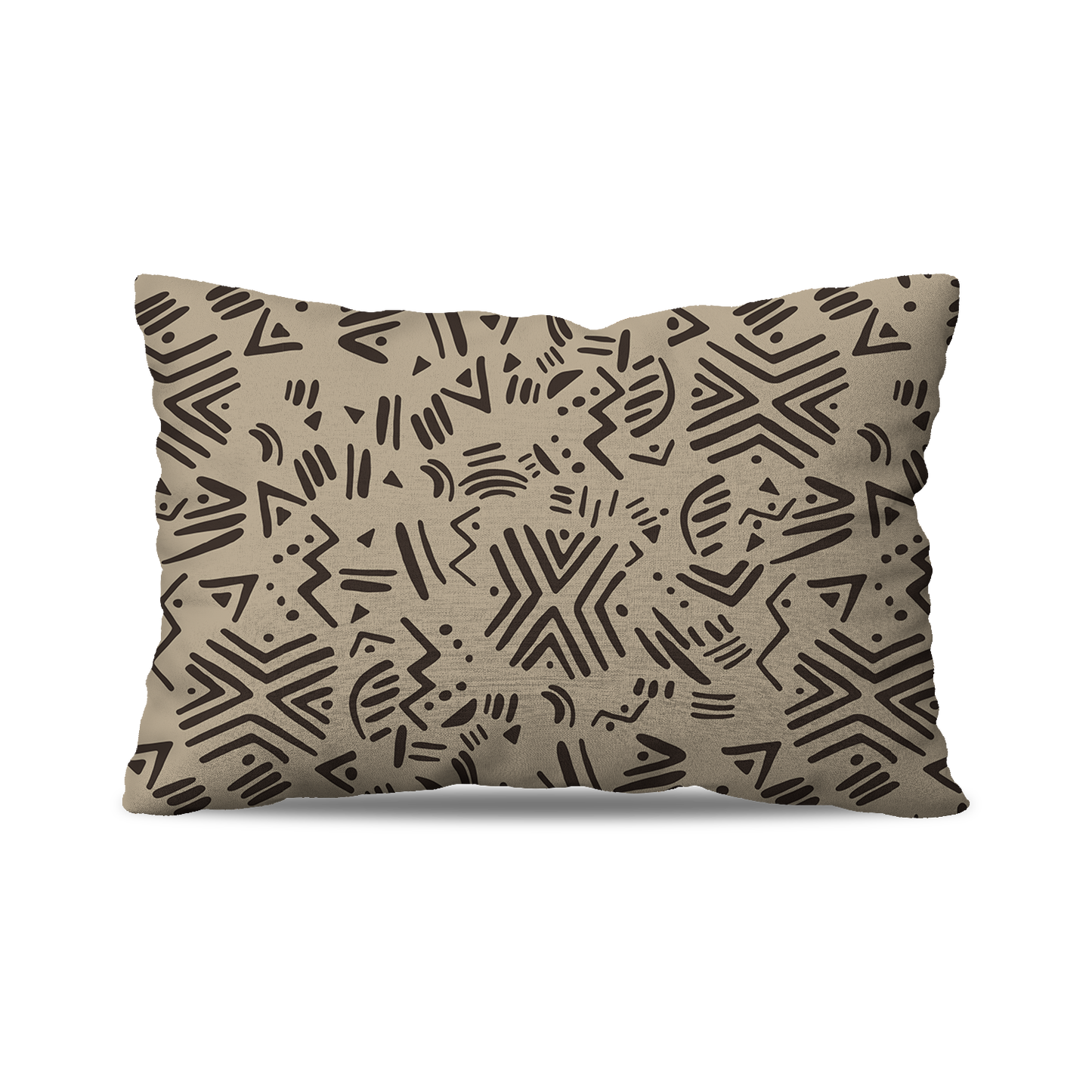Coussin Rectangle | Collection African Ethnic | Motif Ndebele Contemporain