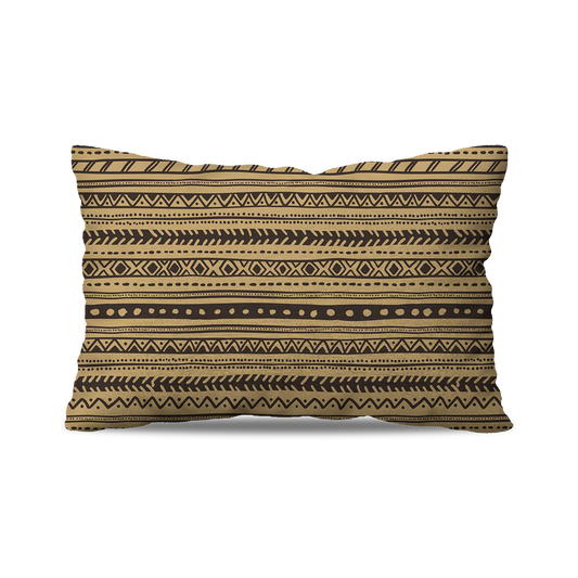Coussin Rectangle | Collection African Ethnic | Tribal Lines