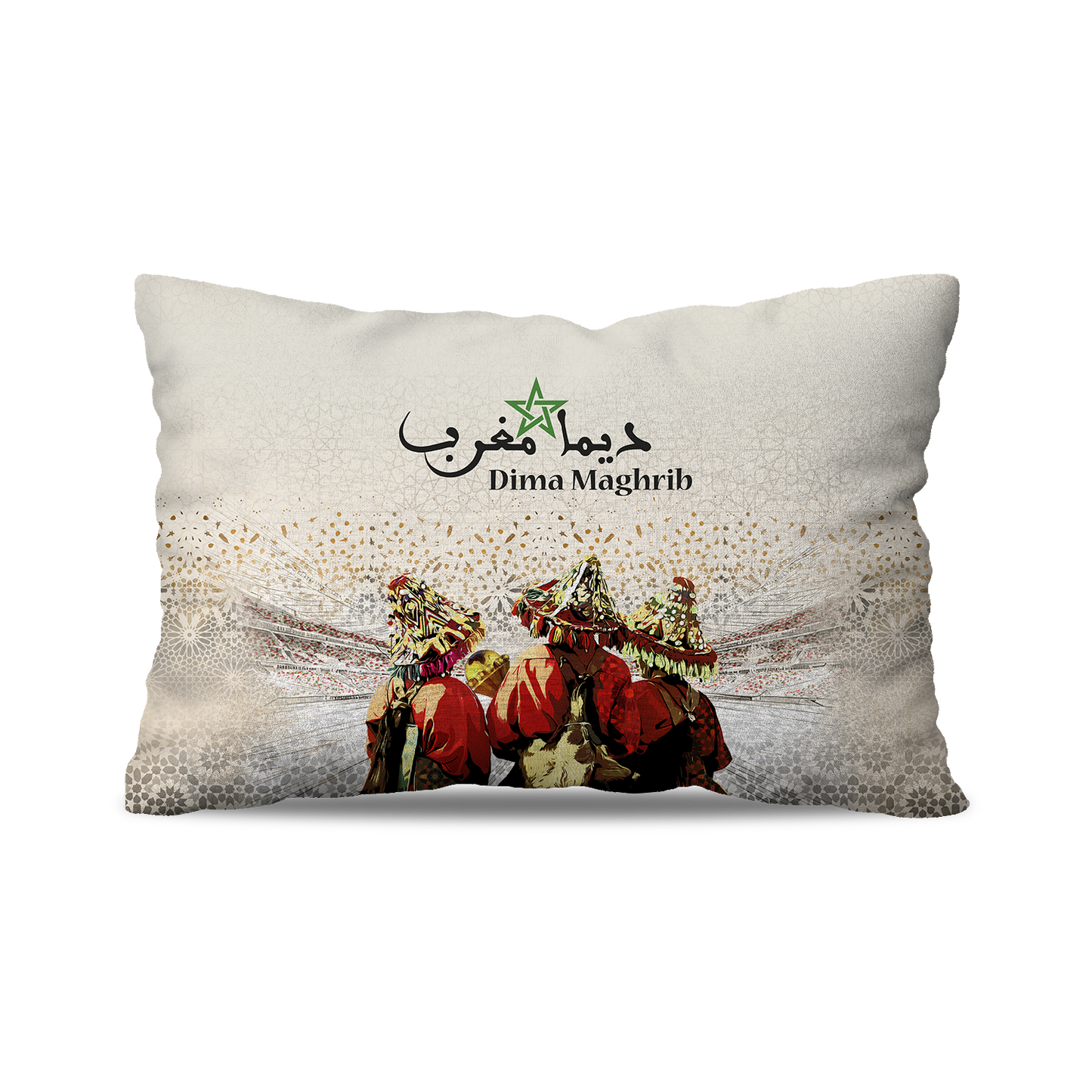Coussin | Collection Maroc Football | Moroccan Legacy – Dima Maghrib