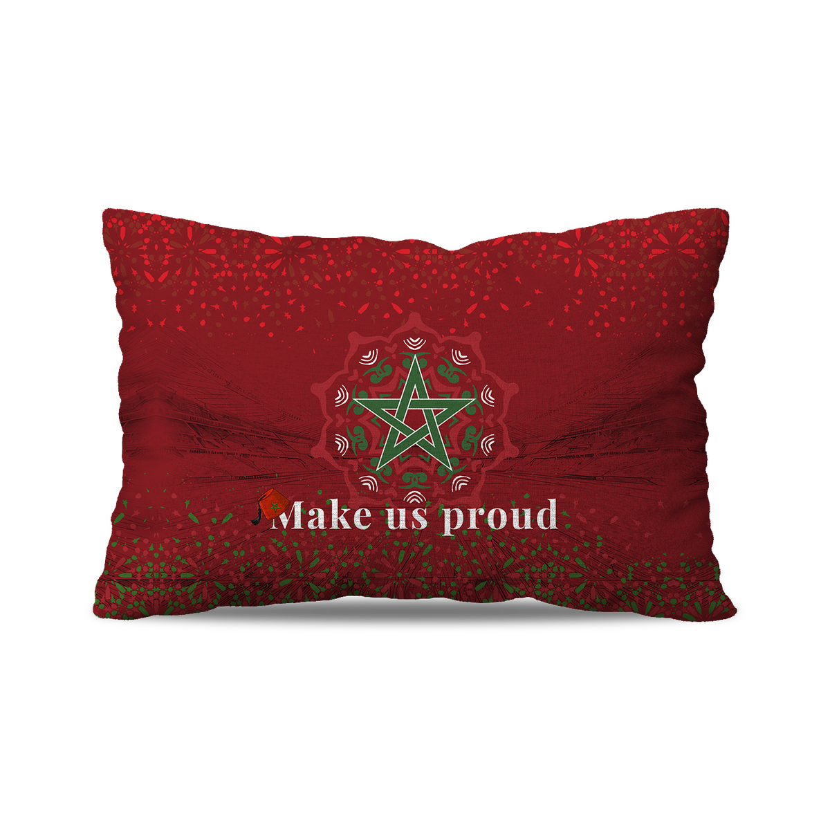 Coussin | Collection Maroc Football | Moroccan Legacy – Make Us Proud