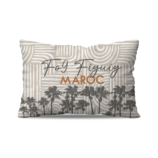 Coussin Rectangle | Collection Muted Tones | Courbes Subtiles – Fo9 Figuig