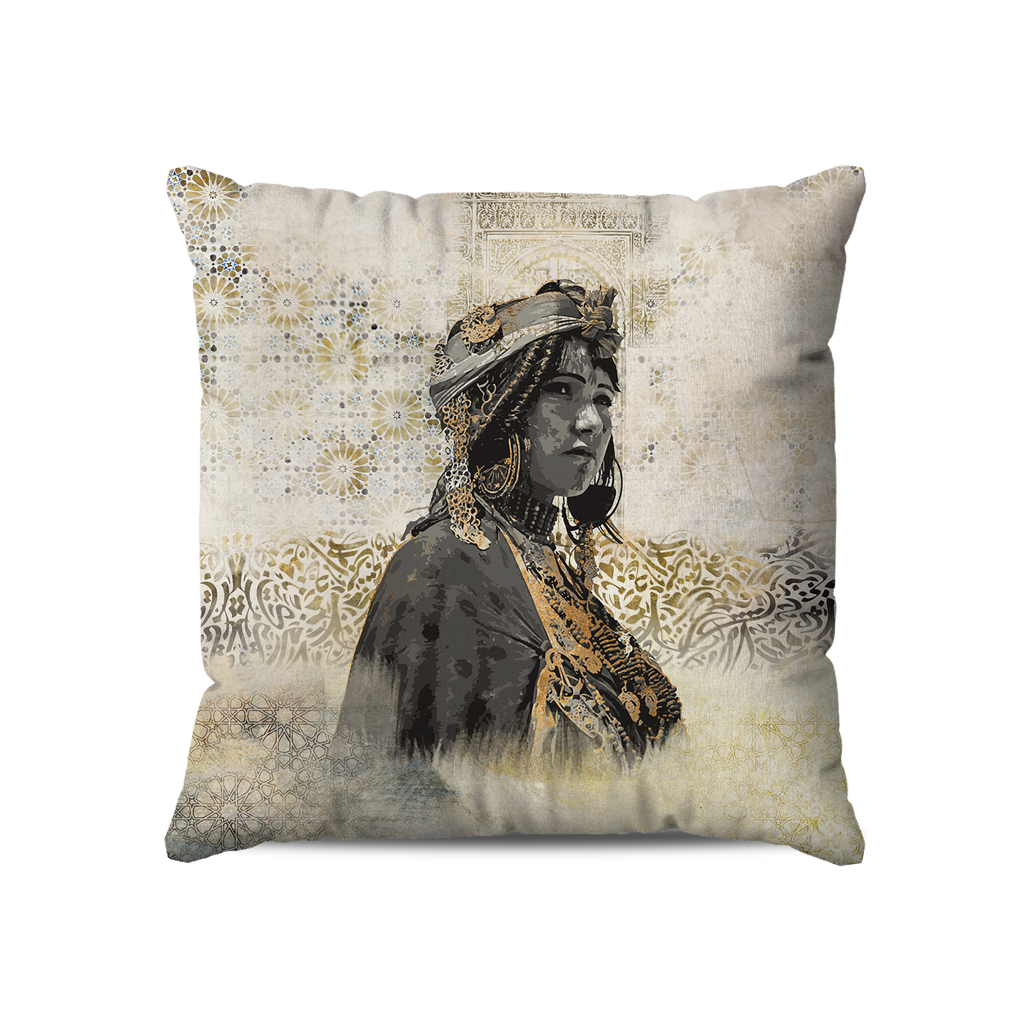 Coussin | Collection Berbère | La Berbère Noire – Light